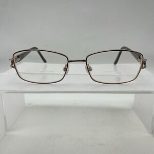 Zyloware Eyeglasses FRAMES ONLY Vanderbilt 104M Full Rim 135 Rose Gold 228